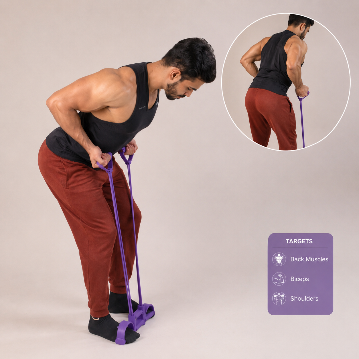 Yoga Pedal Puller Resistance Band Fitness Equipment